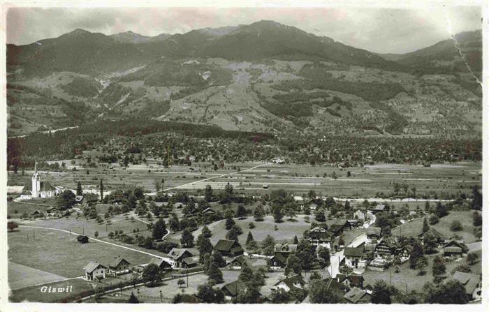 Giswil Giswyl OW Fliegeraufnahme