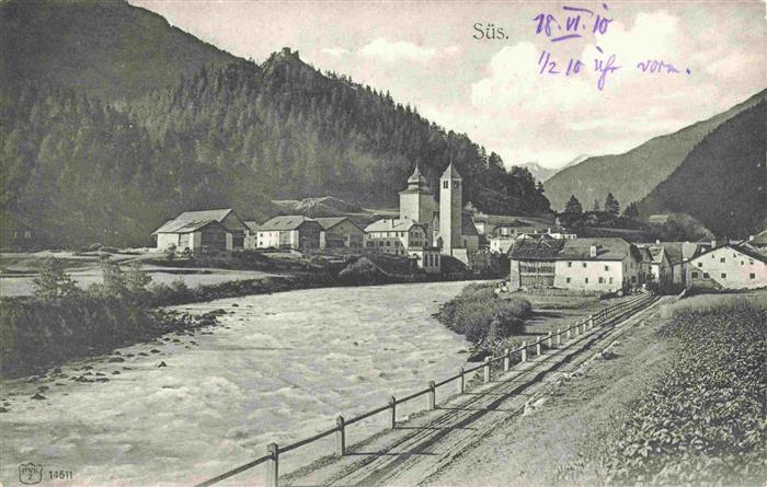 Sues Susch GR Partie am Fluss