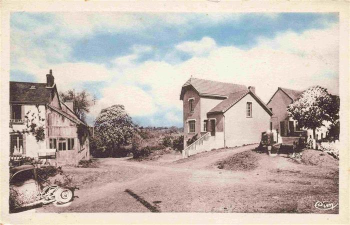 Mortroux 23 Creuse Route du Cimetière et Croix de la Mission