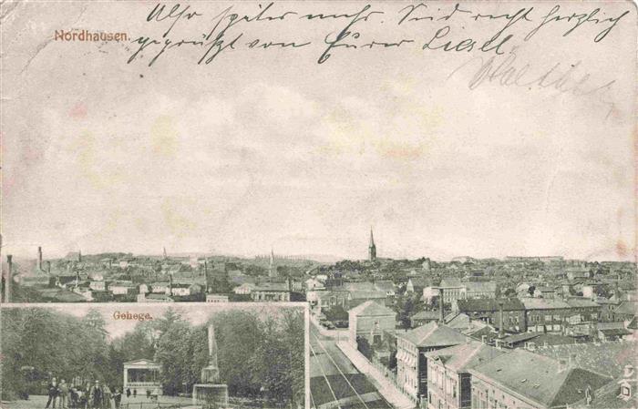 Nordhausen  Harz Stadtpanorama Gehege