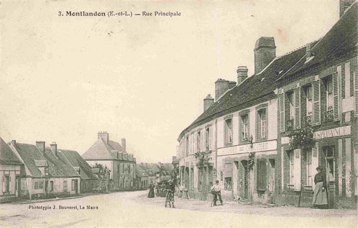Montlandon Eure-et-Loir Rue Principale