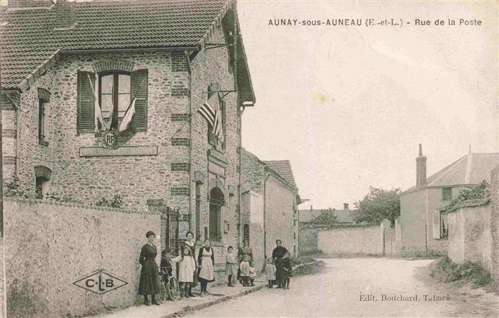 Aunay-sous-Auneau 28 Eure-et-Loir Rue de la Post