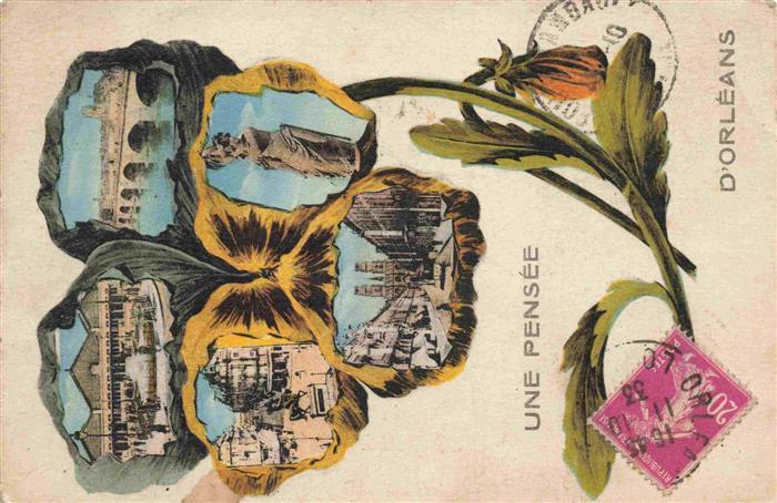 ORLEANS 45 Loiret Une Pensee d'Orleans