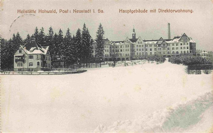 Neustadt Sachsen Heilstaette Hohwald Hauptgebaeude