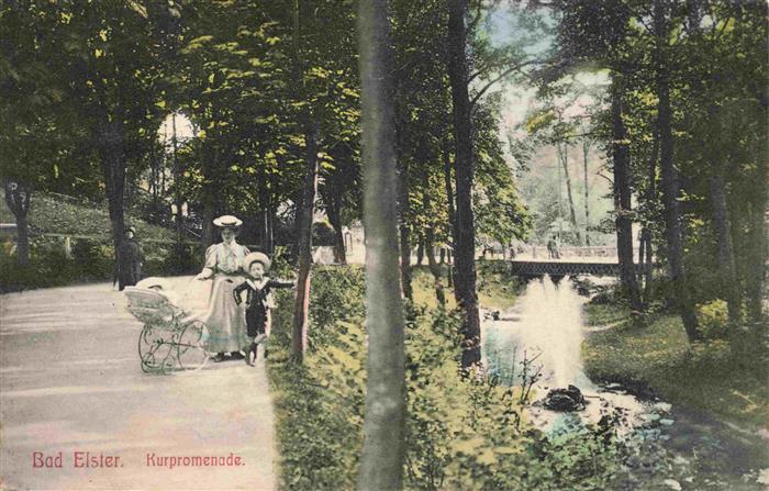 Bad Elster Vogtland Sachsen Kurpromenade