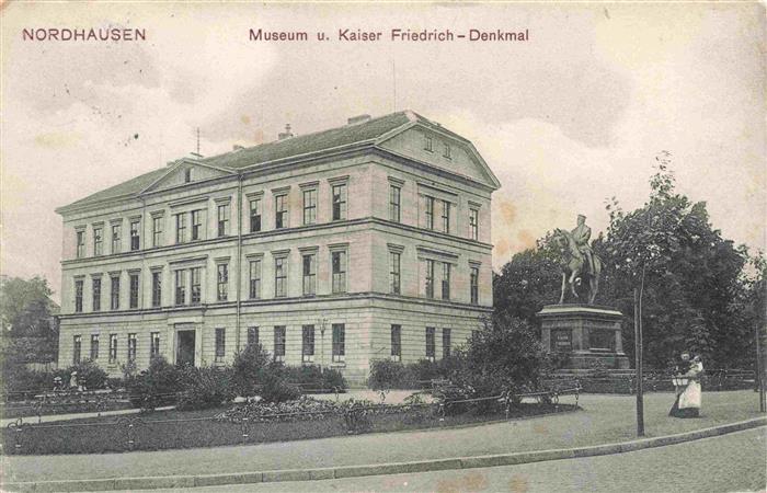 Nordhausen Harz Museum und Kaiser Friedrich Denkmal