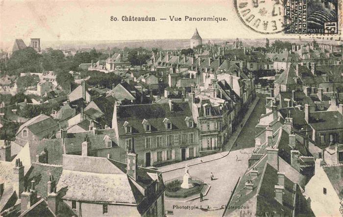 Chateaudun 28 Eure-et-Loir Vue Panoramique
