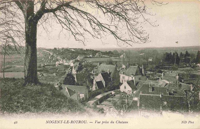 Nogent-le-Rotrou 28 Eure-et-Loir Vue prise du Chateau