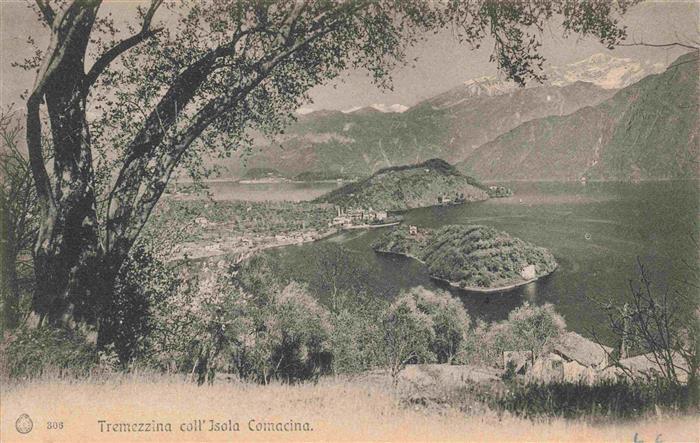 Tremezzo Lago di Como Lombardia IT coll'Isola Comacina