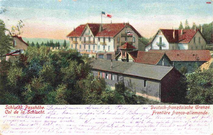 Col de la Schlucht Gerardmer 88 Vosges Frontiere franco allemande