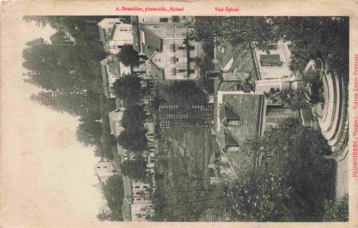 Plombieres-les-Bains 88 Vosges Statue Louis Francais