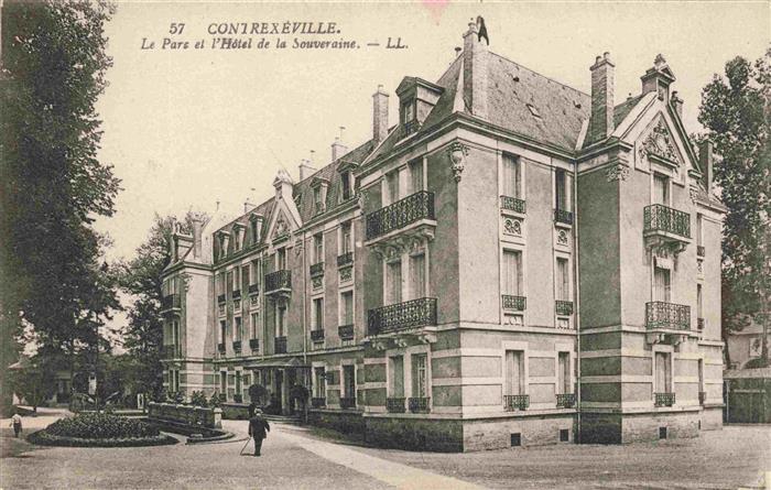 Contrexeville 88 Le Parc et l'Hotel de la Souveraine