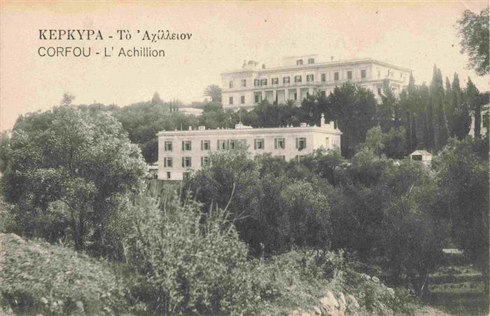 CORFOU Korfu Corfu Greece L'Achillion
