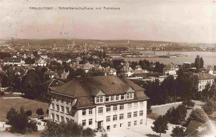KREUZLINGEN TG Schreiberschulhaus mit Konstanz