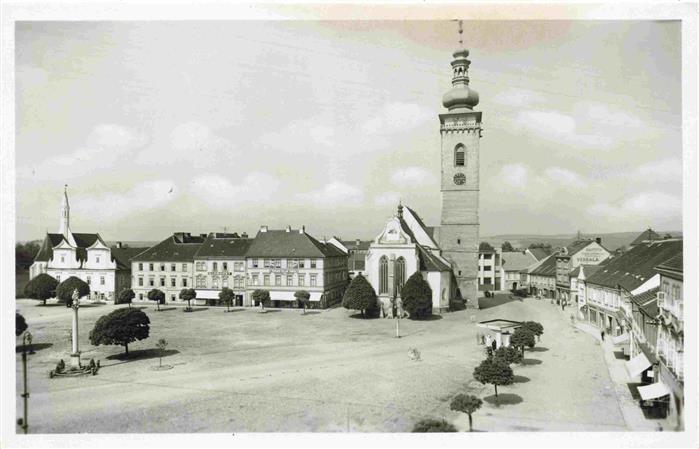 Sobeslav Sobeslau Sobieslau CZ Marktplatz Kirche