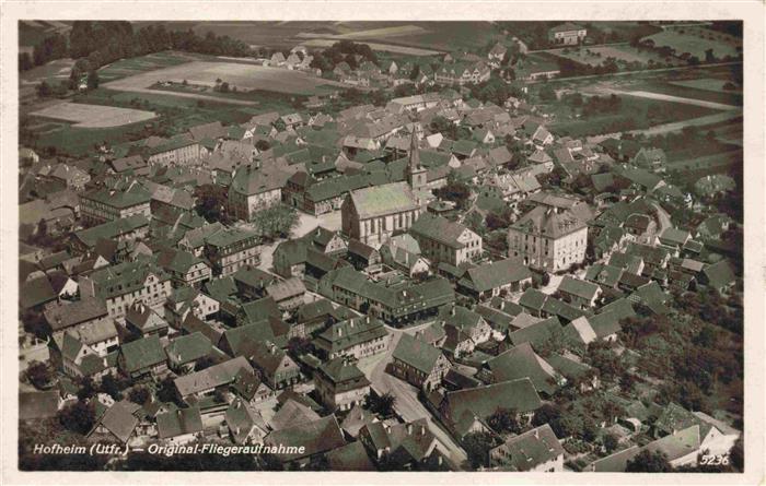 Hofheim Unterfranken Fliegeraufnahme