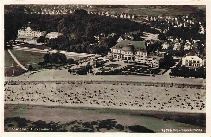 TRAVEMueNDE Ostseebad Fliegeraufnahme