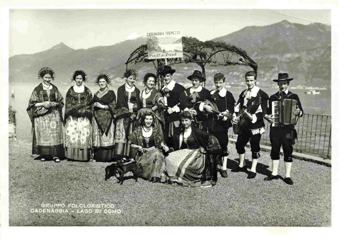 Cadenabbia Griante Lago di Como Lombardia IT Gruppo Folcloristico