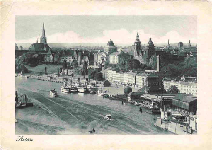 Stettin SZCZECIN Pommern PL Stadtansicht