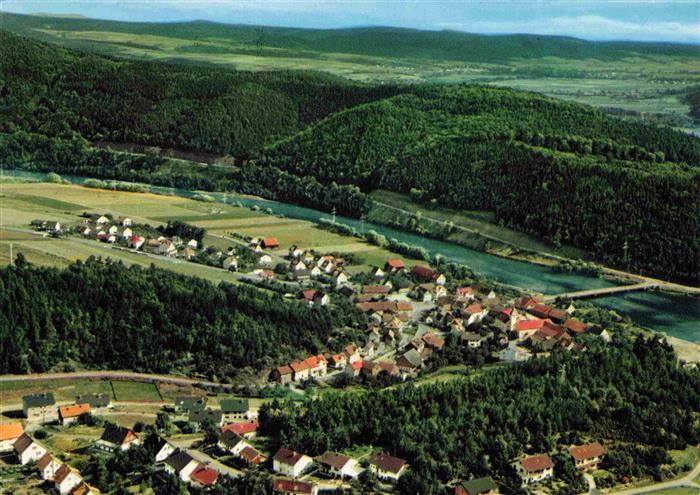 Hemfurth-Edersee Edertal Fliegeraufnahme
