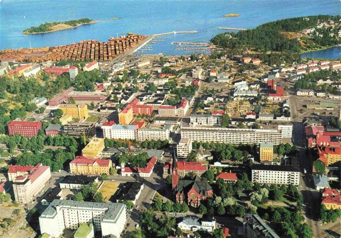 Kotka Suomi Fliegeraufnahme