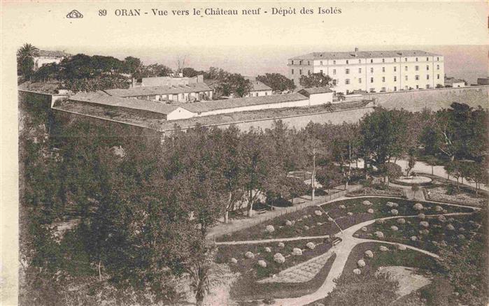 ORAN Algerie Vue vers le Chateau neuf Depot des Isoles