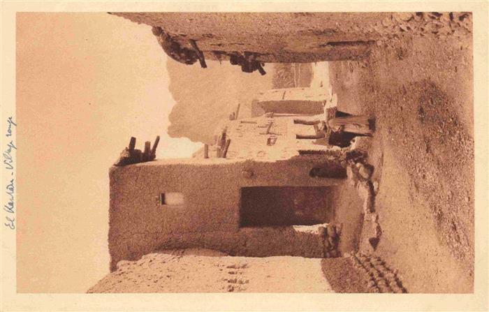 El-Kantara Algerie Une rue du Village rouge