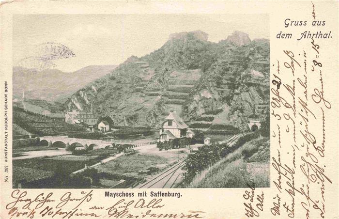 Mayschoss Ahr mit Saffenburg