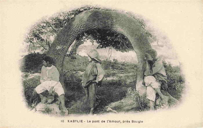 Kabylie Algerie Le pont de l'Amour pres Bougle