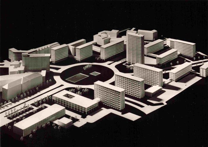 Charlottenburg-Wilmersdorf Berlin Neugestaltung des Ernst Reuter Platzes Modell
