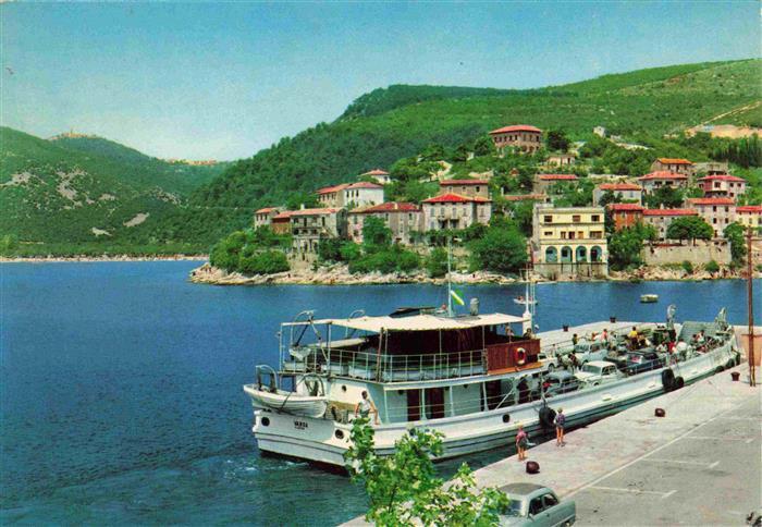 Rabac Croatia Hafenpartie