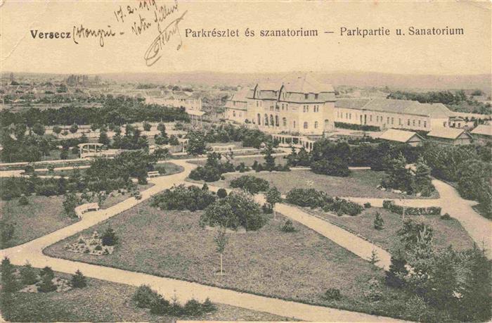 Versecz Vrsac Werschetz Serbija Park und Sanatorium