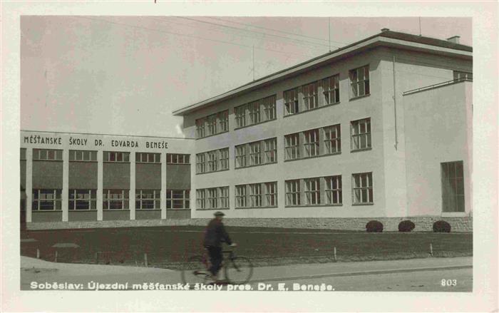 Sobeslav Sobeslau Sobieslau CZ Ujezdni mestanske skoly pres. Dr. E. Benese Schul