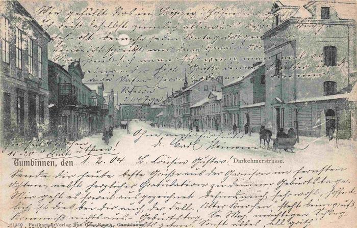 GUMBINNEN Goesev Gussew Oblast Kaliningrad RU Darkehmerstrasse