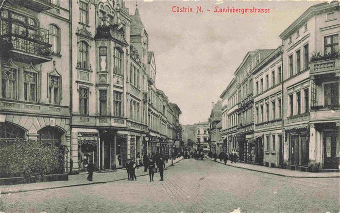 Cuestrin-Neustadt Kuestrin Ostbrandenburg Kostrzyn PL Landsbergerstrasse Feldpos