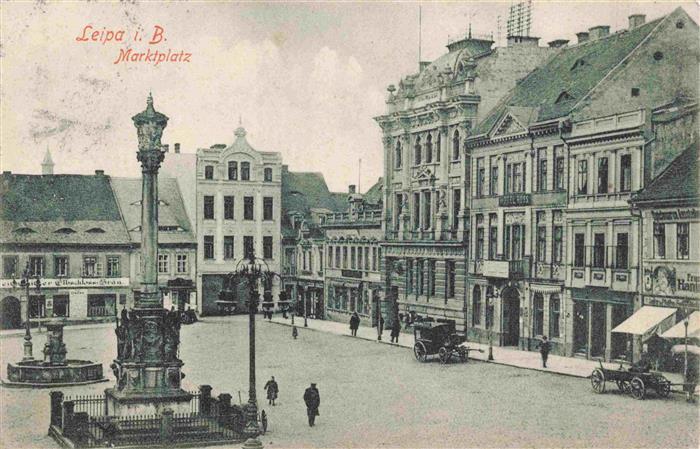 Leipa Boehmen Ceska Lipa CZ Marktplatz