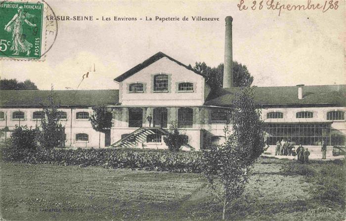 Bar-sur-Seine 10 Aube La Papeterie de Villeneuve