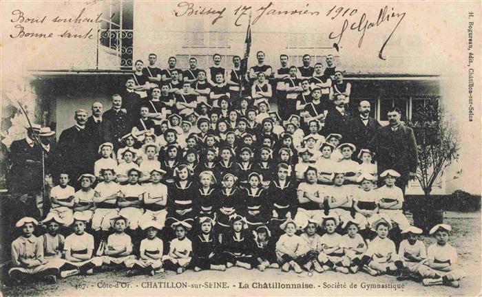Chatillon-sur-Seine 21 Cote-d Or La Châtillonnaise Société de Gymnastique