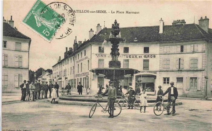Chatillon-sur-Seine 21 Cote-d Or Place Marmont Fontaine