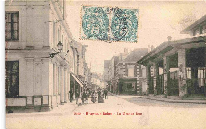 Bray-sur-Seine 77 Seine-et-Marne La Grande Rue