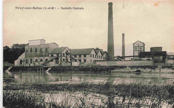 Bray-sur-Seine 77 Seine-et-Marne Sucrerie Centrale