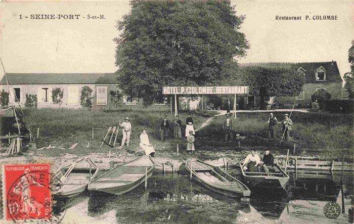 Seine-Port 77 Seine-et-Marne Hotel Restaurant P. Colombe