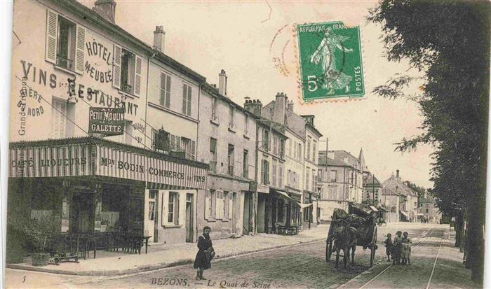 Bezons 95 Val-d Oise Le Quai de Seine