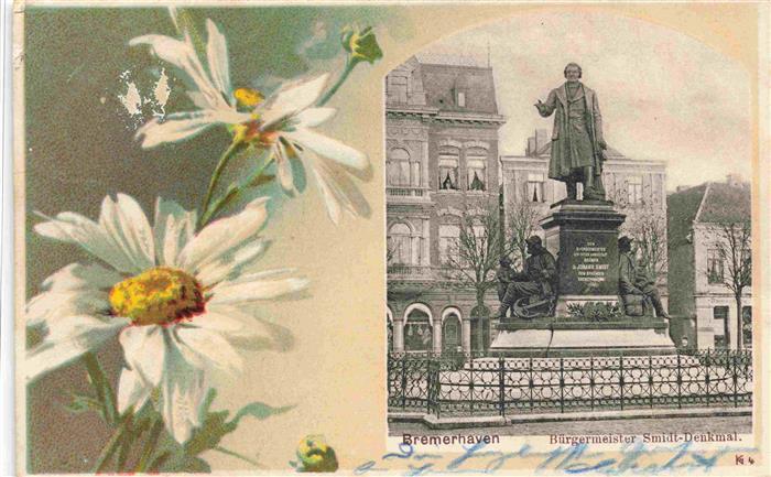 BREMERHAVEN Nordsee Buergermeister Smidt-Denkmal