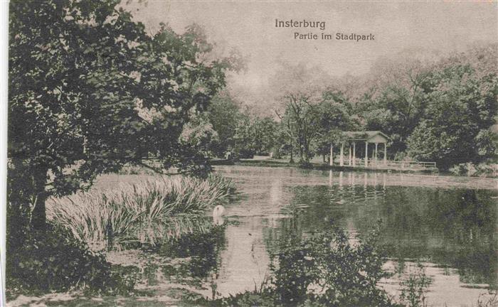 INSTERBURG Tschernjachowsk Kaliningrad RU Partie im Stadtpark