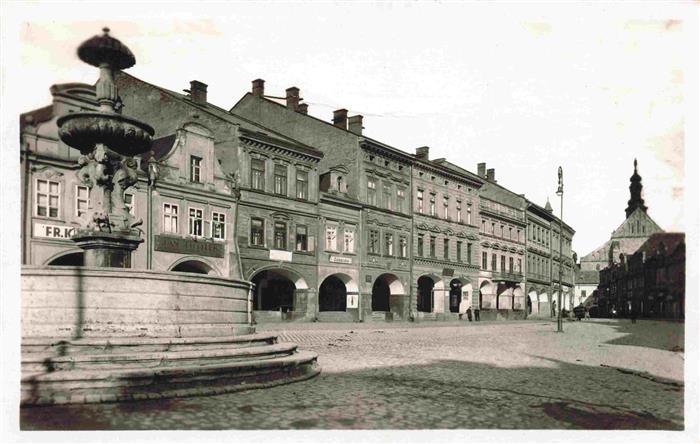 Jaromer Jaromir CZ Namesti Marktplatz Brunnen