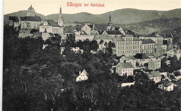 Elbogen Loket Czechia Stadtpanorama
