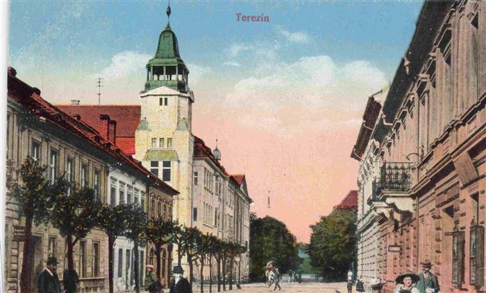 Terezin Theresienstadt CZ Motiv im Stadtzentrum
