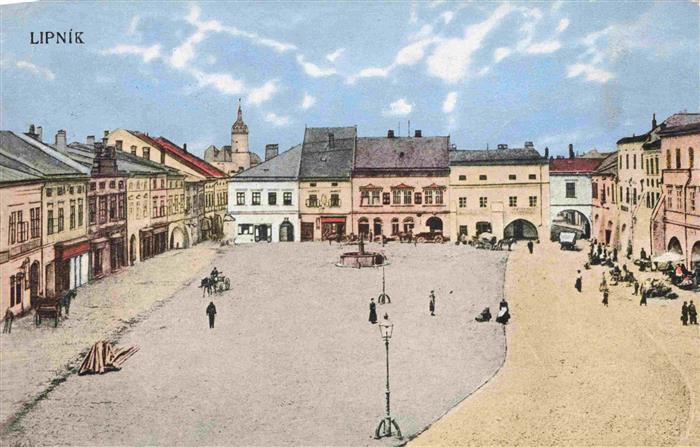 Lipnik  nad Becvou CZ Marktplatz