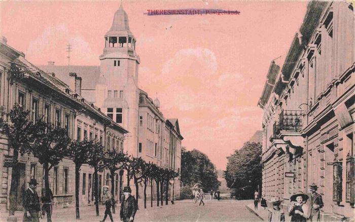 Theresienstadt Terezin CZ Postgebaeude